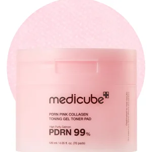 Almohadilla tónica en gel colágeno Medicube Pdrn | 120 ml