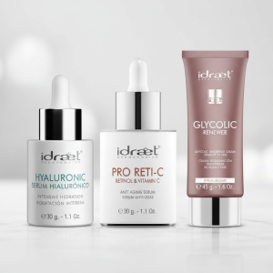 Idraet Kit Tto. Antiage: Peeling Fuerte, vitamina C, Hialuronico