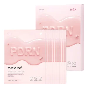 Máscara De Hoja Medicube Rosa Pdrn De Salmón 10psc