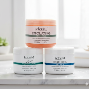 Promo Idraet Exfoliante, Mask Hyaluron, Hidratante Ligth.