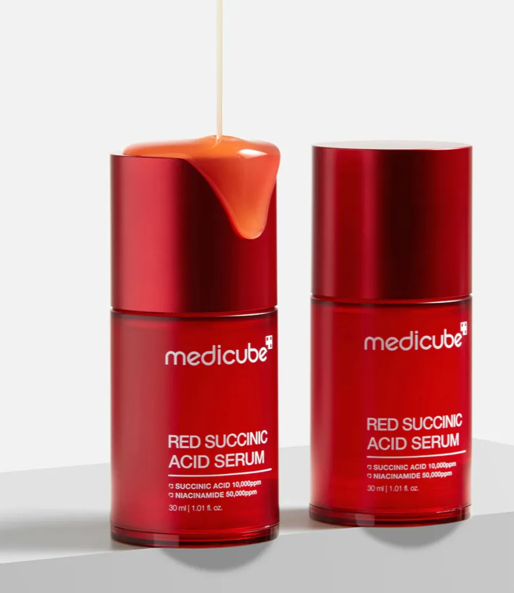 Serum Red Succinic Acid - Para Piel Con Acné, Manchas