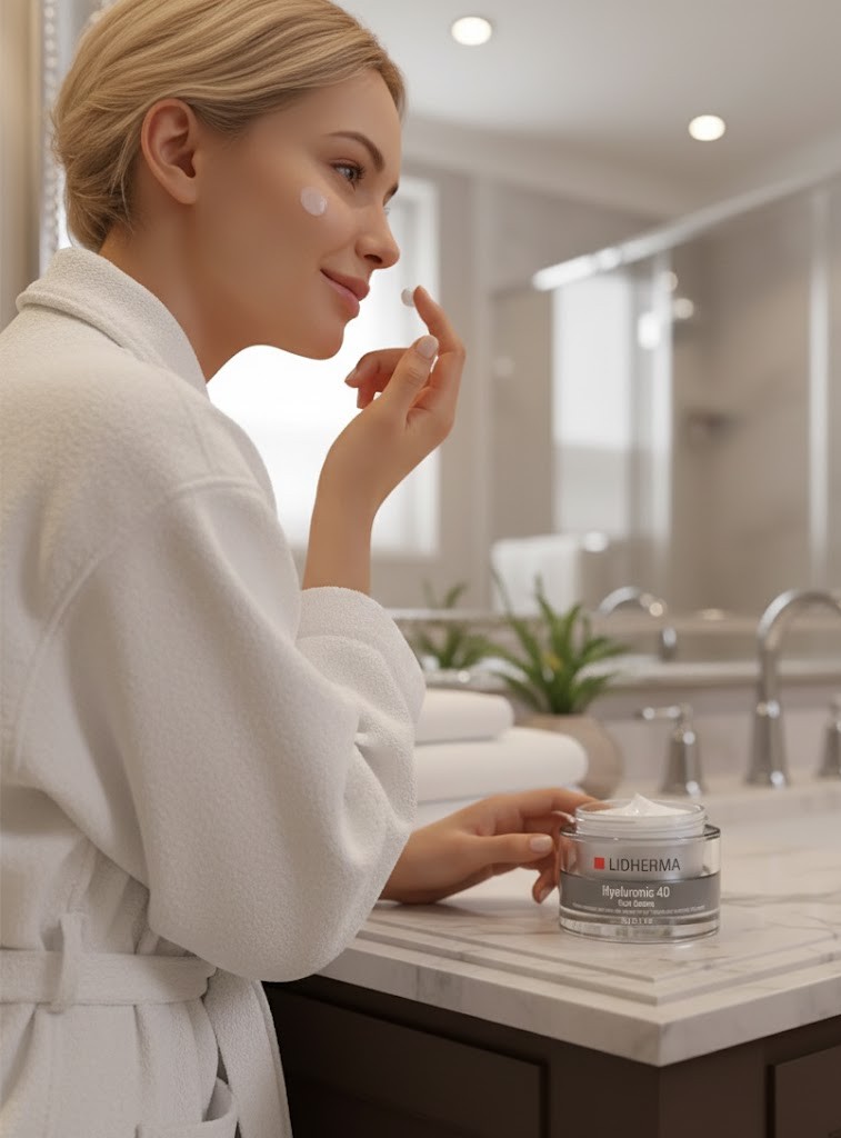 Hyaluronic 4d Face Crema De Dia + Crema De Noche Lidherma - Imagen 2